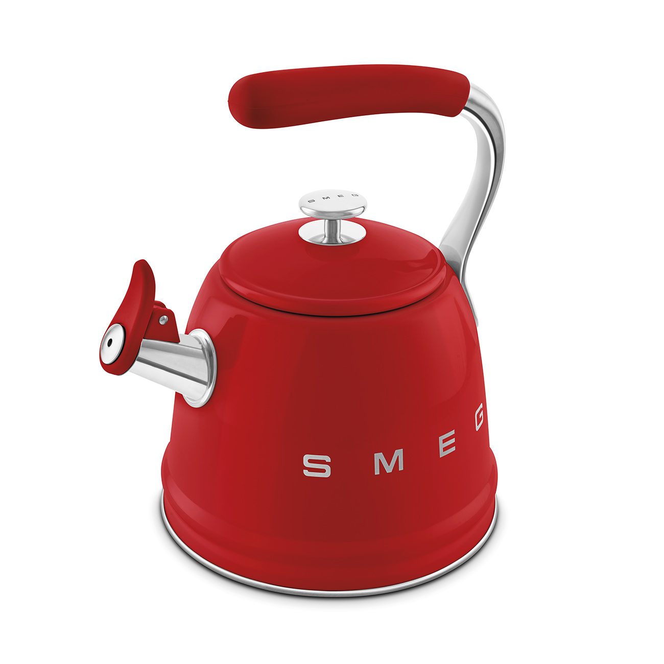 Фото Чайник наплитный SMEG со свистком — арт. CKLW2001RD 3