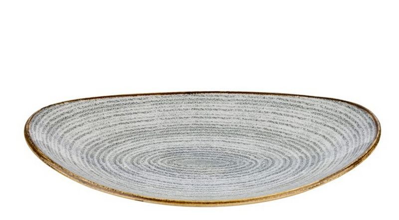 Фото Тарелка CHURCHILL Homespun Stone Grey L 270 мм, B 229 мм — арт. SPSGOP581 1
