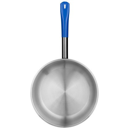 Фото Сотейник MGSteel 7,5 л, D 280 мм, H 120 мм (крышка LCW28) синяя ручка винил — арт. PSP28VBL 2
