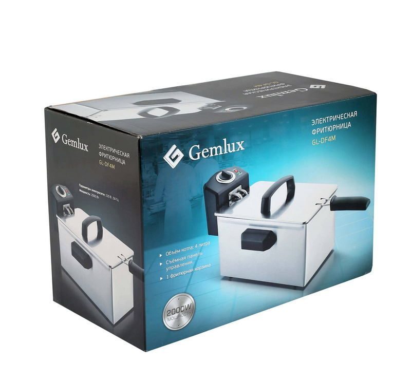 Фото Фритюрница электрическая Gemlux GL-DF4M1 3