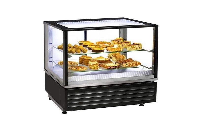 Витрина тепловая настольная HD 800 (цвет черный)