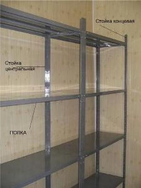 Полка Iterma сс 40х100 RAL7035