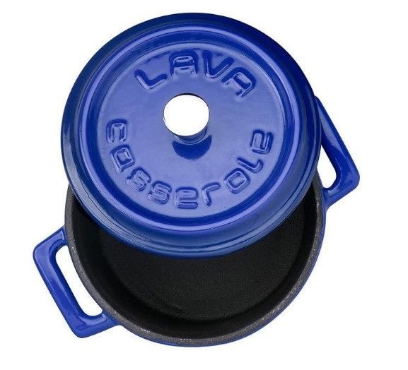 Фото Кокотница LAVA TRENDY SERIES 0,35 л, D 100 мм, H 70 мм синяя — арт. LV Y TC 10 K2 B 2