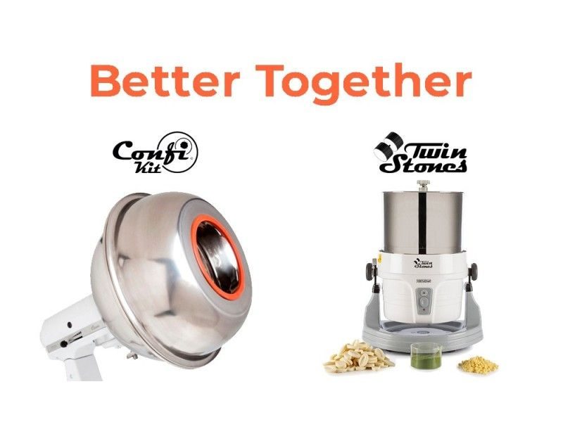 Фото Барабан для дражирования 100% Chef Kitchen Aid «КонфиКит»; сталь нерж., металл.; D — арт. 50/0002 4