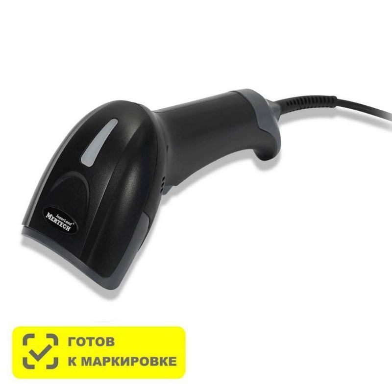 Ручной сканер штрих-кода MERTECH 2310 P2D HR black