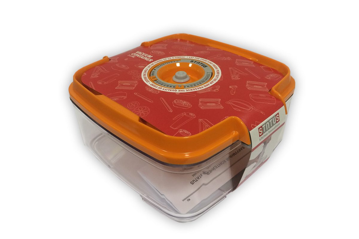 Контейнер вакуумный STATUS VAC-SQ-20 Orange