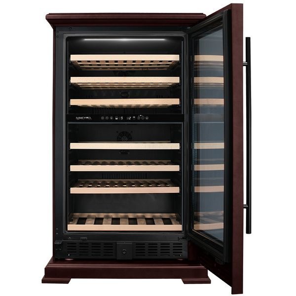 Фото Шкаф винный Meyvel MV77PRO-KBT2 (спелая вишня) компрессорный 7