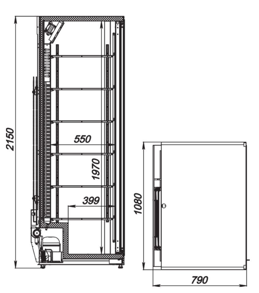 Фото Шкаф холодильный АРКТО Plus-1285-Eco 1