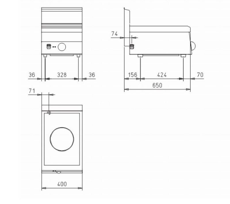 Фото Плита WOK Mareno IW64E 1