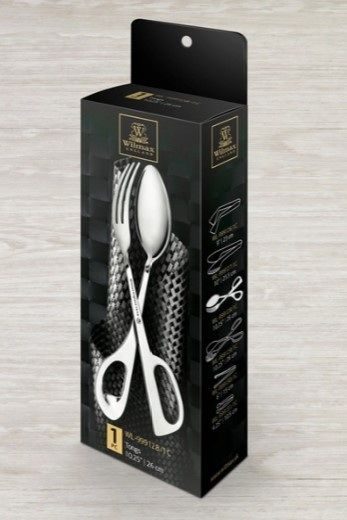 Фото Щипцы универсальные Wilmax Serving Utensils L 260 мм (фирменная упаковка) — арт. WL-999128/1C 2