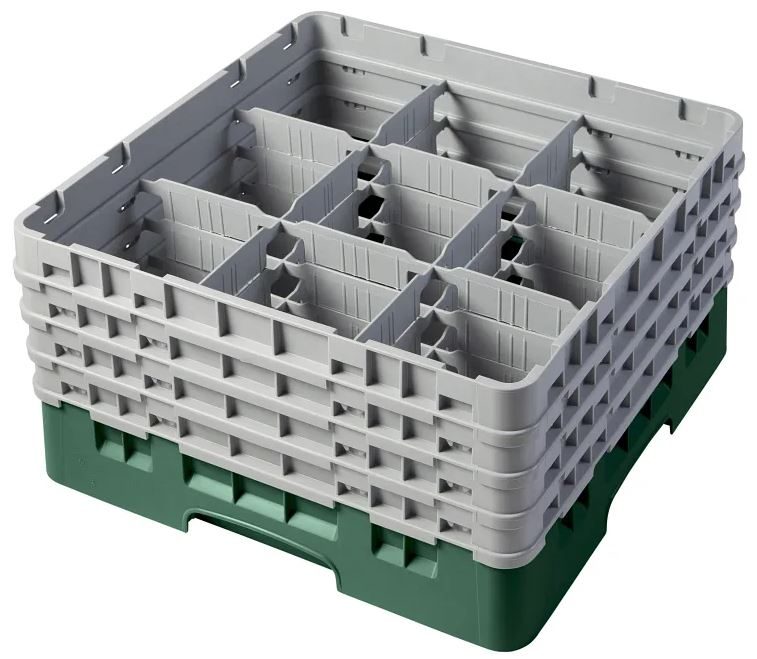 Кассета для бокалов Cambro Hmax 215 мм, 9 ячеек