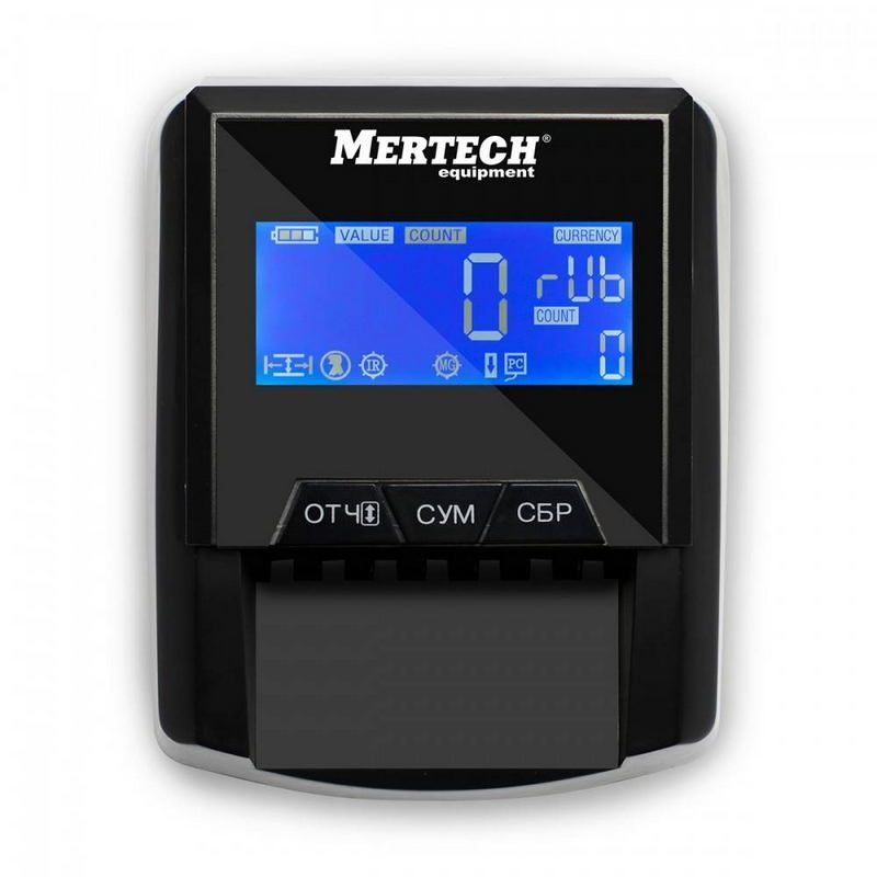 Фото Детектор банкнот MERTECH D-20A Flash Pro LCD без АКБ 1