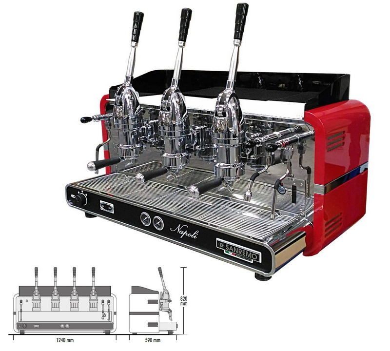 Кофемашина рожковая Sanremo Napoli 4 гр.