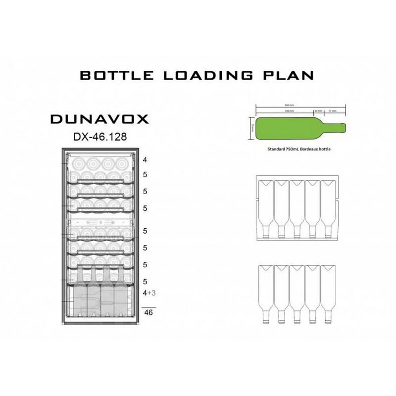 Фото Шкаф винный Dunavox DX-46.128DK 3
