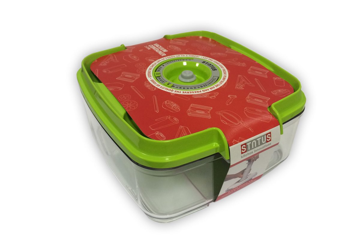 Контейнер вакуумный STATUS VAC-SQ-20 Green