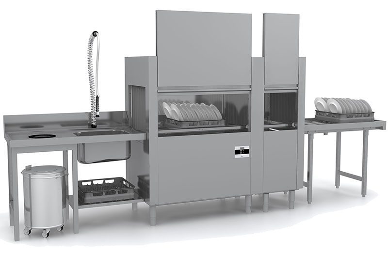 Фото Машина посудомоечная туннельная Apach Chef Line LTPT200 WDR Power 1