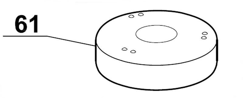 Верхняя крышка мотора Robot-coupe 118251S