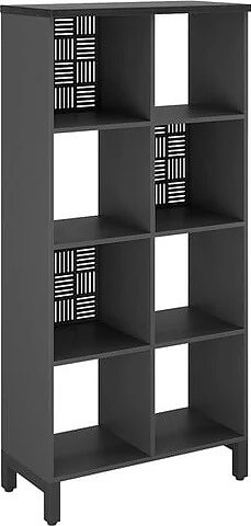 Стеллажная система КОБОР SQ-4X2 black/wood