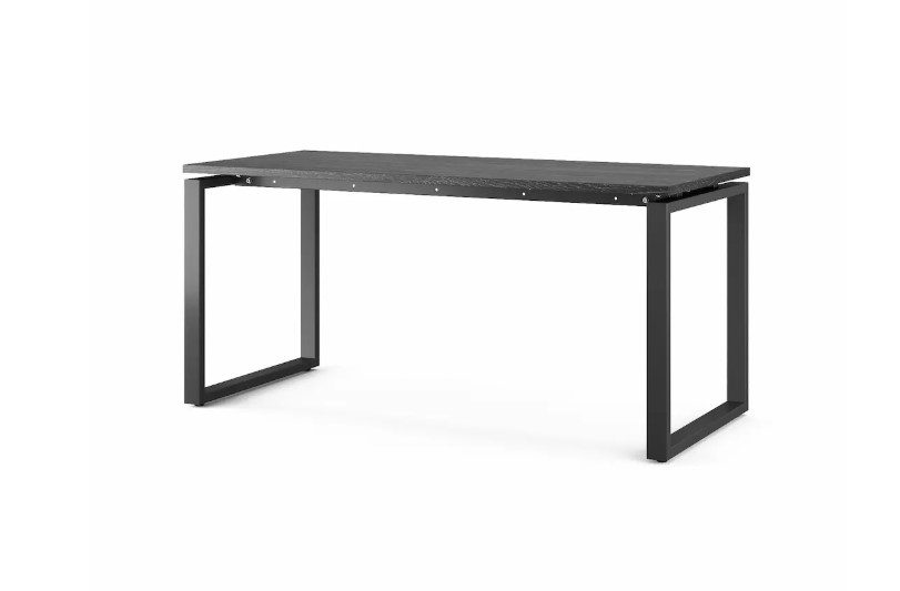 Стол офисный КОБОР O1-140/80 black/wood