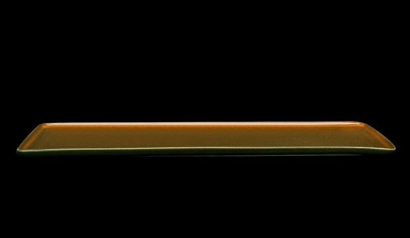 Фото Блюдо Corone Cocorita L 380 мм, B 100 мм, H 16 мм оранжевое — арт. фк8836 2