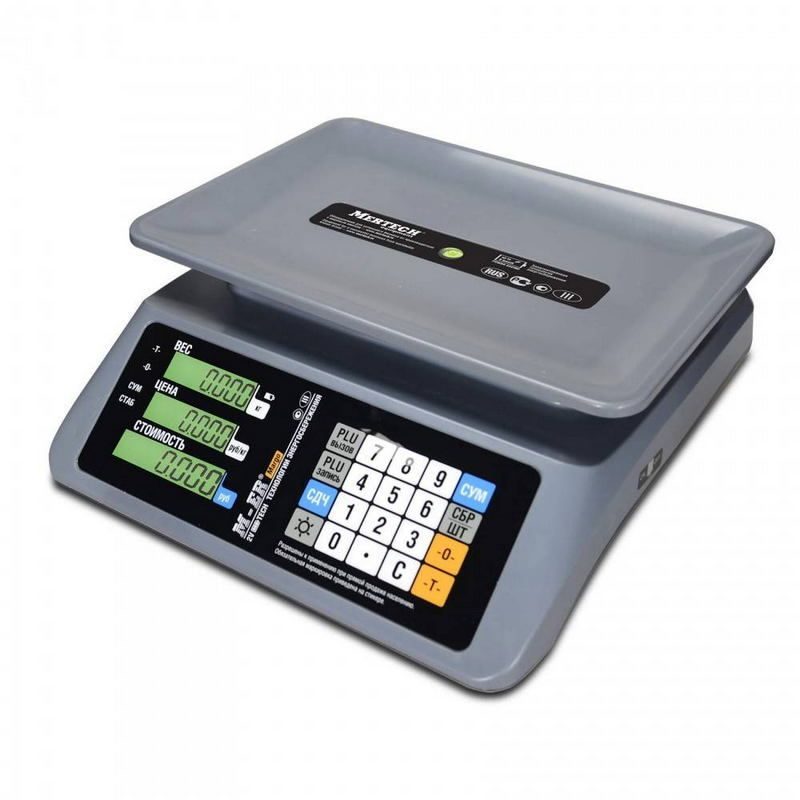Весы торговые MERTECH M-ER 321 AC-15.2 "MARGO" LCD