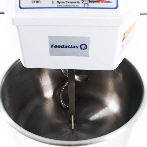 Фото Тестомес спиральный Foodatlas HS-20A Eco 220В — арт. УТ000007648 5