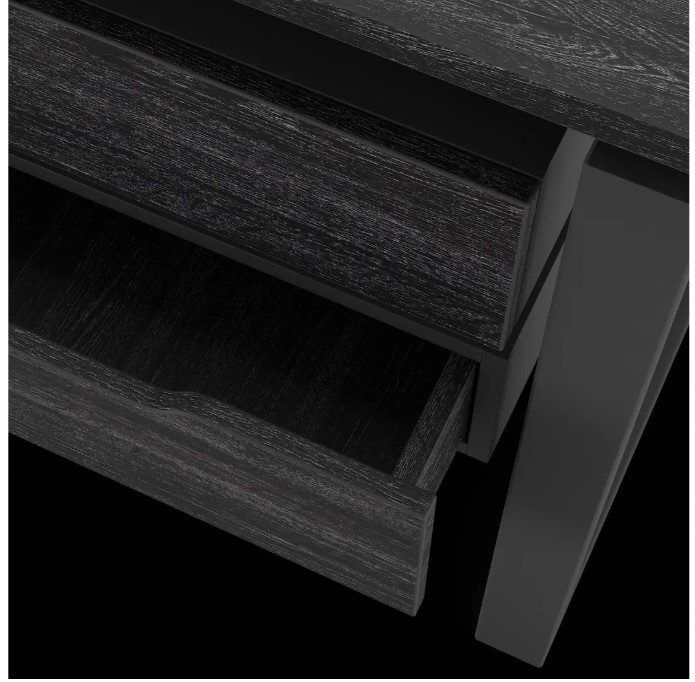 Фото Стол офисный КОБОР O2-120/70 black/wood 5