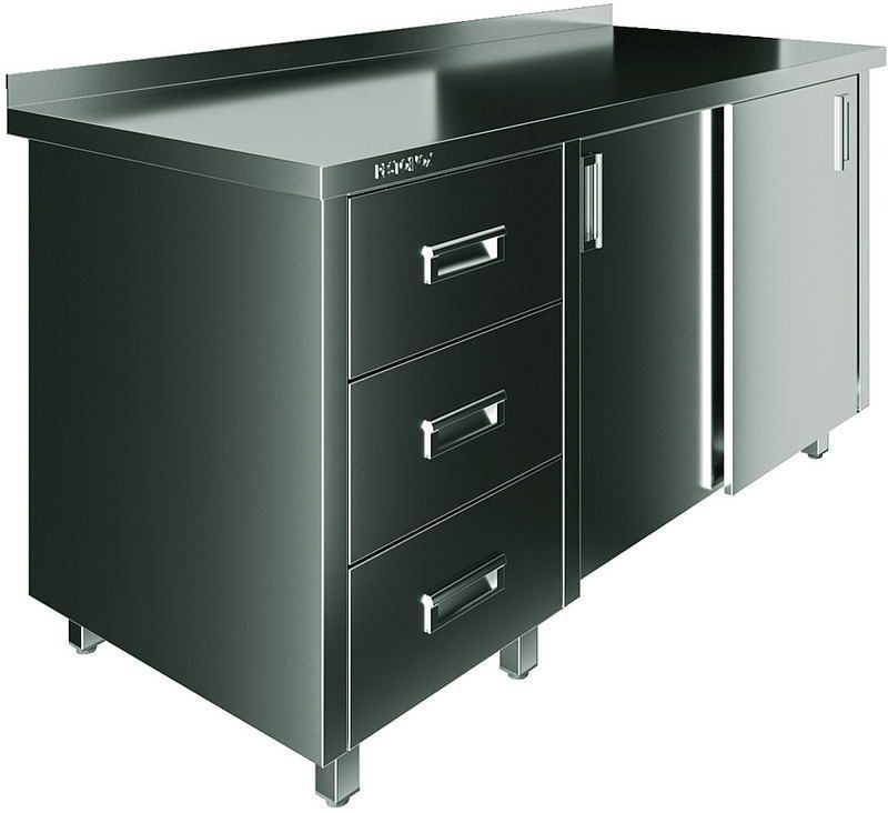 Стол-тумба закрытый RESTOINOX СПКЗЯ-12/6-БЛ