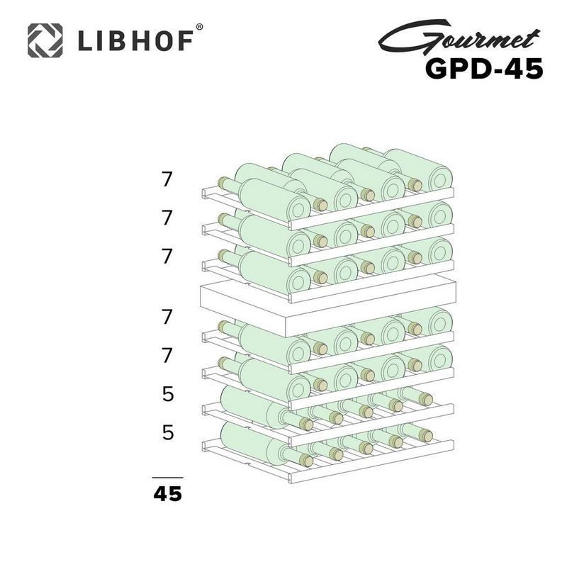 Фото Шкаф винный Libhof GPD-45 Premium — арт. libgpd45 10