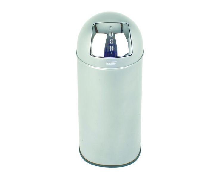 Урна Probbax 40 л. h740 мм. матовый серый металлик