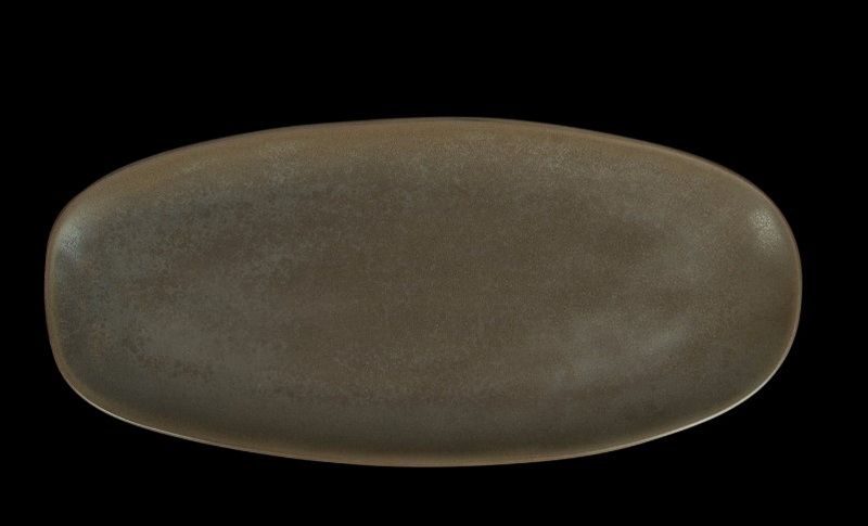 Блюдо Corone Luminare L мм серое артикул фк1926