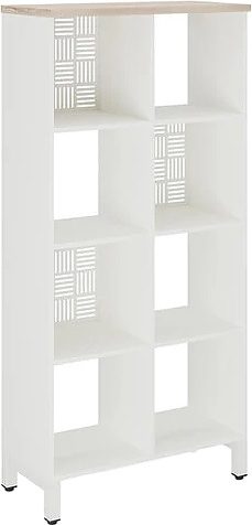 Стеллажная система КОБОР SQ-4X2 white/natural