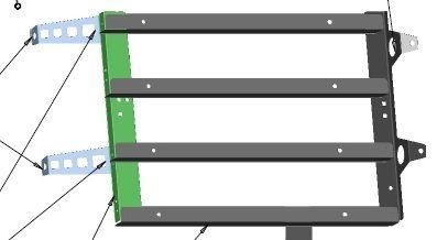 Направляющая боковая UNOX KGRL1025A