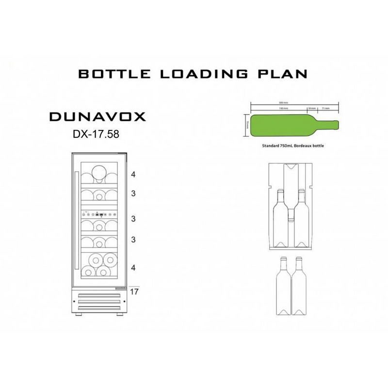 Фото Шкаф винный Dunavox DX-17.58DBK/DP 4