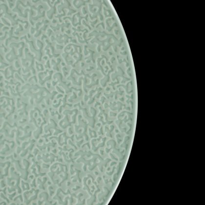 Фото Тарелка мелкая без бортов Corone Nori 13" D 330 мм, зеленый [LQ-QK15285-GRE] — арт. фк5602 3