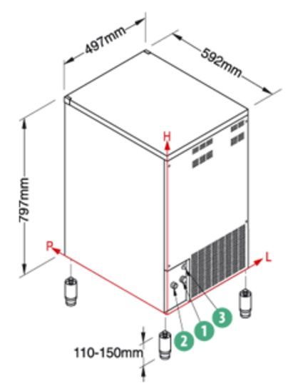 Фото Льдогенератор NTF SL 90 W 1