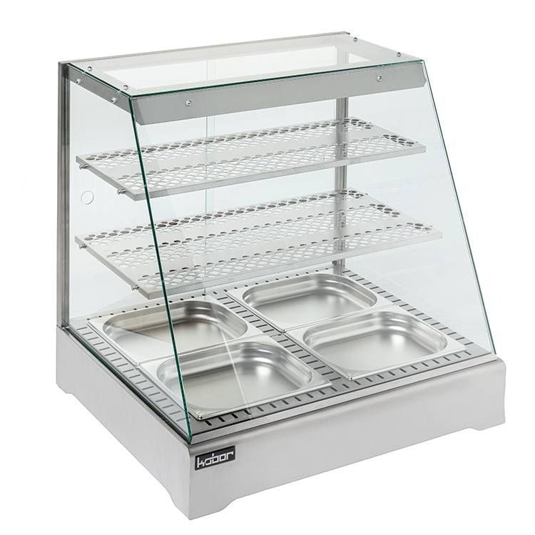 Фото Витрина тепловая настольная КОБОР CR2-80H Silver 2