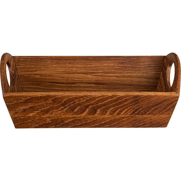 Фото Ящик для подачи и выкладки хлебобулочных изделий PPwood L 295 мм, B 186 мм, H 95 мм — арт. Q651O-00N 1