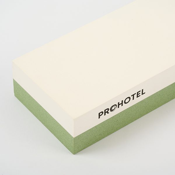 Фото Камень точильный ProHotel H1013 абразивность 3000/8000, белый/зеленый артикул 4130825 2