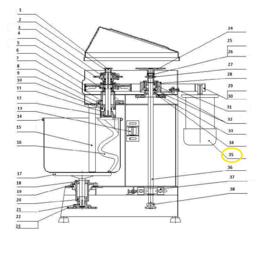 Мотор для миксера HURAKAN HKN-M20SN2V