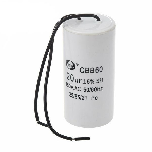 Конденсатор Viatto Commercial CBB60 20мкФ, разбор