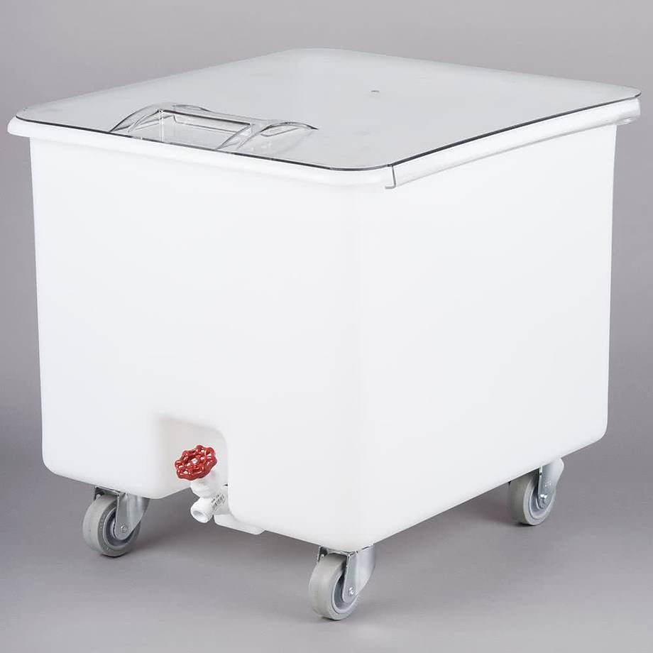 Фото Контейнер передвижной для овощей Cambro белый — арт. CC32 148 2