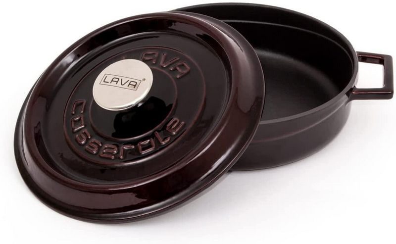 Фото Кастрюля LAVA TRENDY SERIES 2,47 л, L 320 мм, B 250 мм, H 75 мм бордовая — арт. LV Y ST 24 PR K2 P 2