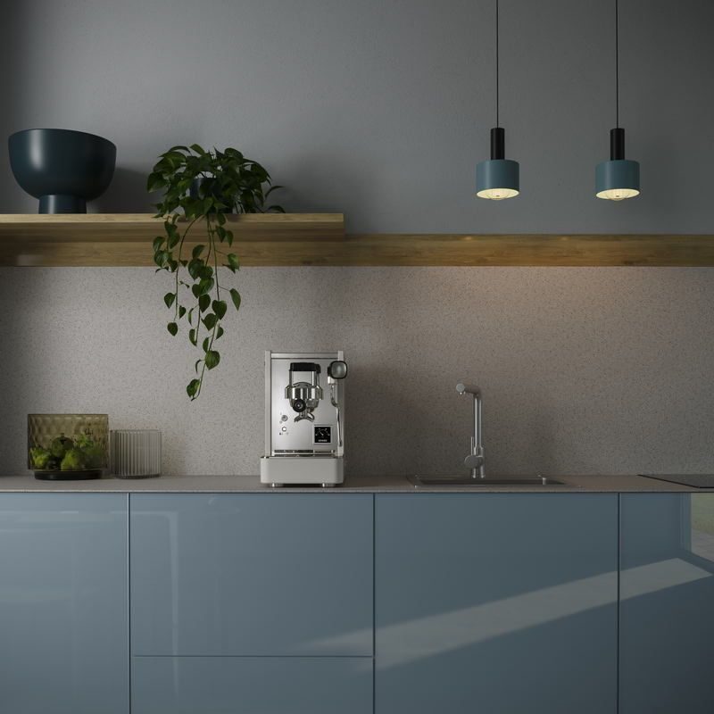 Фото Кофемашина рожковая полуавтоматическая STONE LITE WHITE полупрофессиональная — арт. 0THOMS1SN20073 4