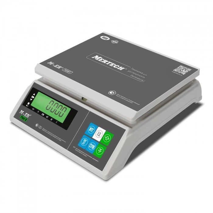 Фото Весы фасовочные MERTECH MERCURY M-ER 326FU-3.01 LCD без АКБ (по 5 в коробке) 5