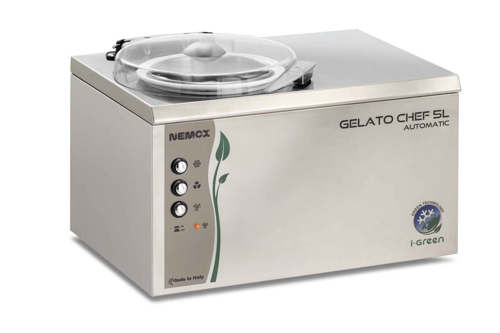 Фото Фризер для твердого мороженого Nemox en с 1 чашей 2,5 л — арт. Gelato Chef 5L AUTOMATIC i-Gre 3