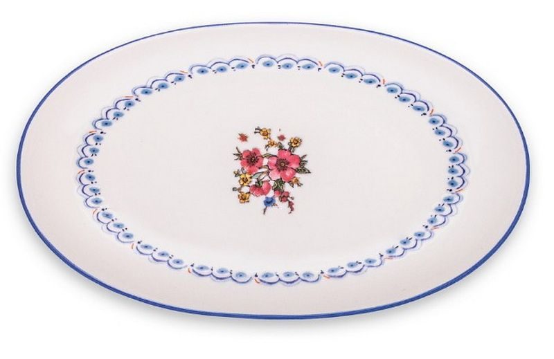 Блюдо Gural Porselen Flora артикул GBSELS30KYR2132