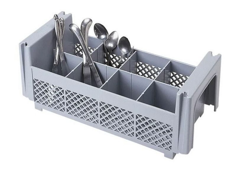Фото Кассета для столовых приборов Cambro без ручек, светло серый — арт. 8FBNH434 151 1