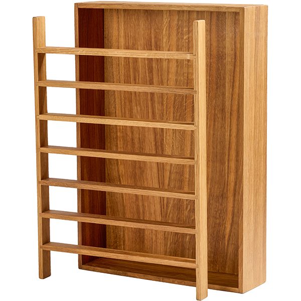 Фото Ящик для подачи высокий PPwood L 530 мм, B 370 мм, H 100 мм, дуб — арт. Q655O-06N 7