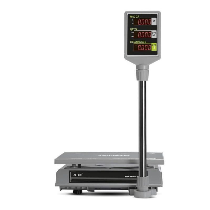 Фото Весы торговые MERTECH M-ER 326 ACP-32.5 "Slim" LED Белые (по 4 в коробке) 4
